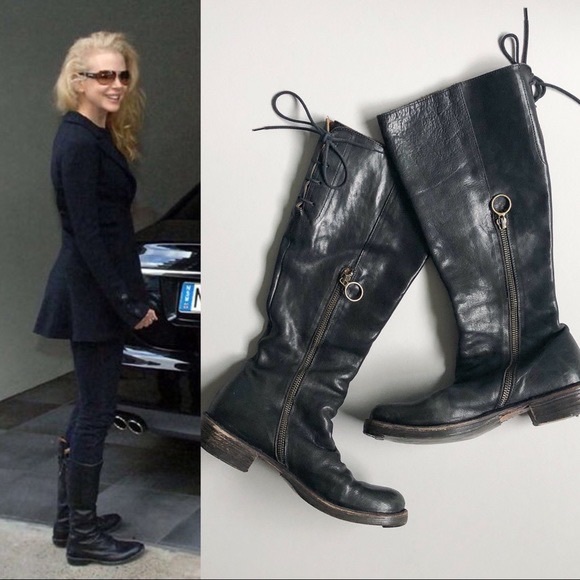 Fiorentini + Baker Emma Lace Up Back High Boots Medium Brown Leather Size 8 38 - Picture 16 of 16